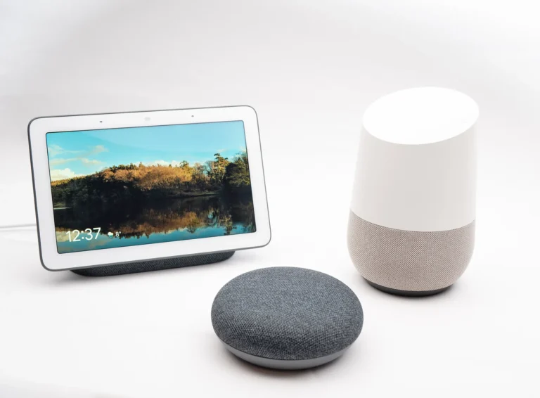 Google Smart Speaker options for voice control of the home air conditioning.