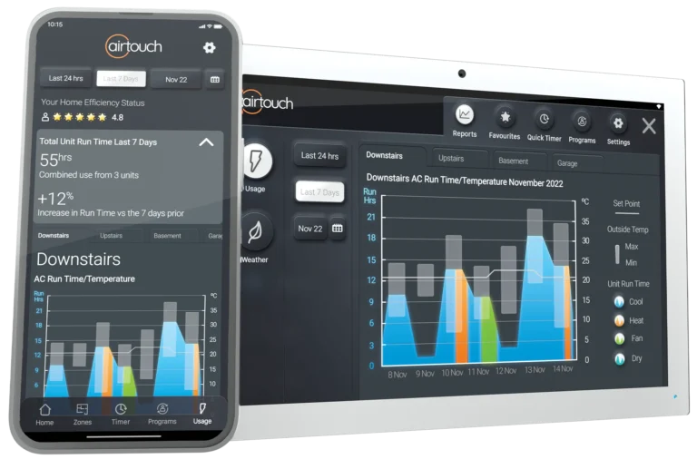 Monitor your energy use for air conditioning with AirTouch 5.
